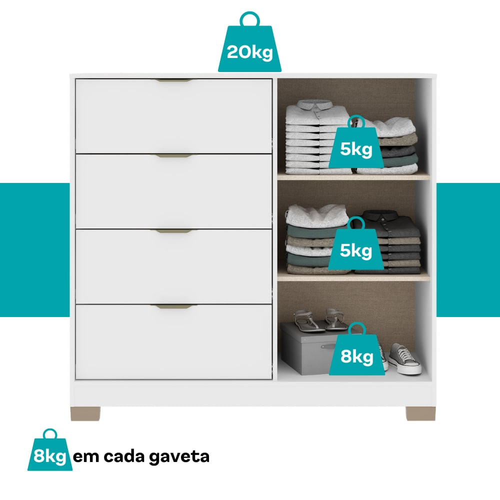 Comoda-4-Gavetas-2-Portas-Carraro-Branco-05