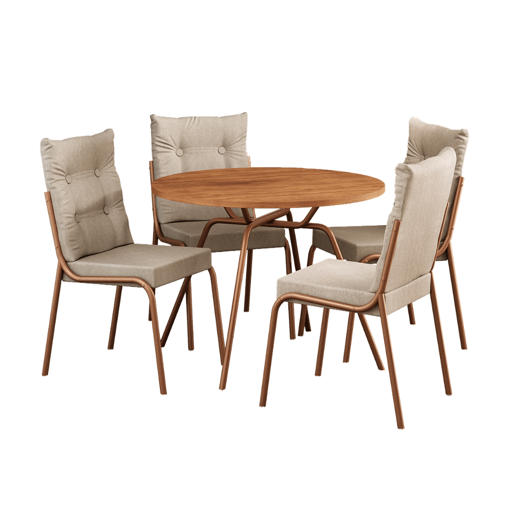 Conjunto-Sala-de-Jantar-4-Cadeiras-Lisboa-Carraro-Rose-Cobre-01-ML