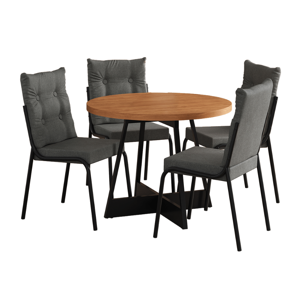 Conjunto-Sala-de-Jantar-4-Cadeiras-Santorini-Carraro-Preto-01-ML