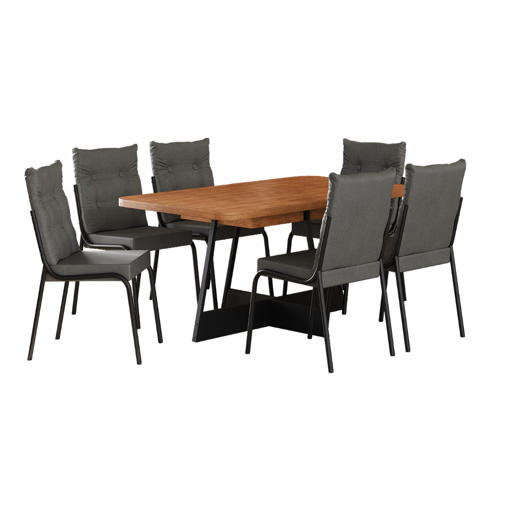 Conjunto-Sala-de-Jantar-6-Cadeiras-California-Carraro-Preto-01-ML