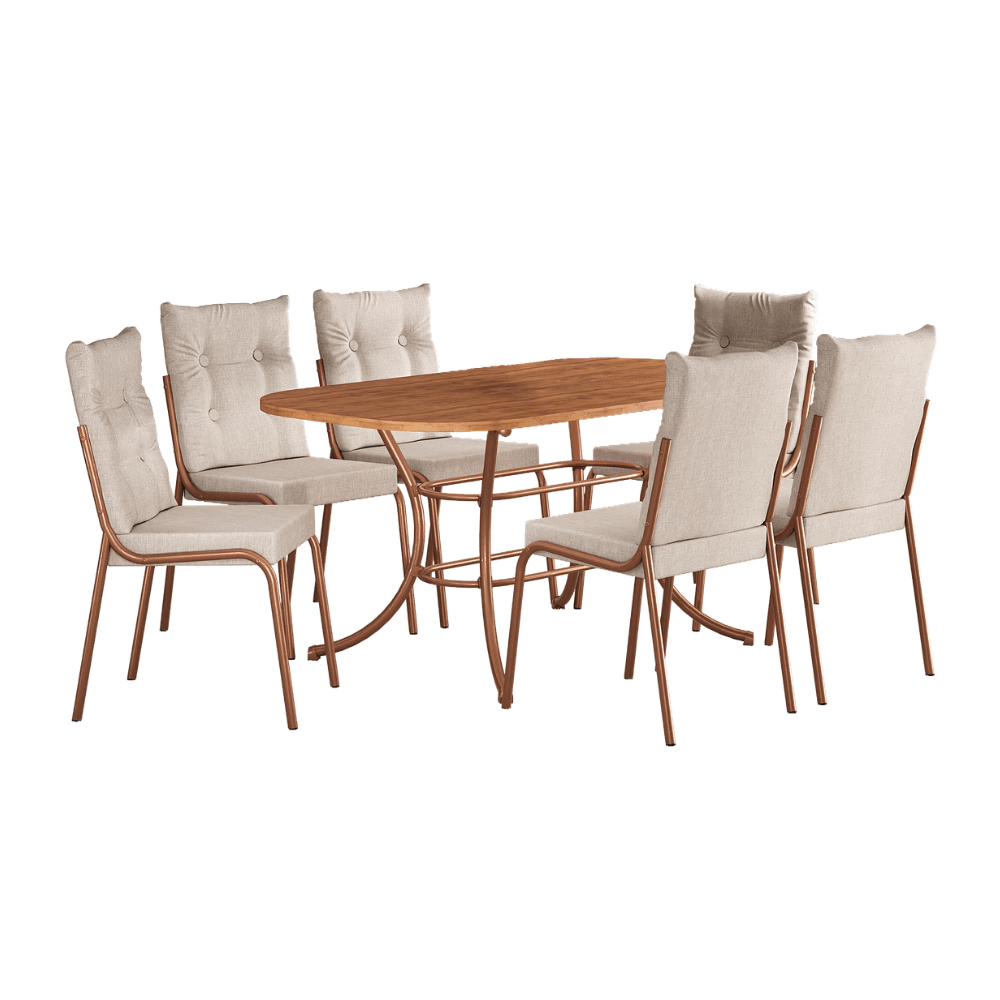 Conjunto-Sala-de-Jantar-6-Cadeiras-Madrid-Carraro-Rose-Cobre-01-ML