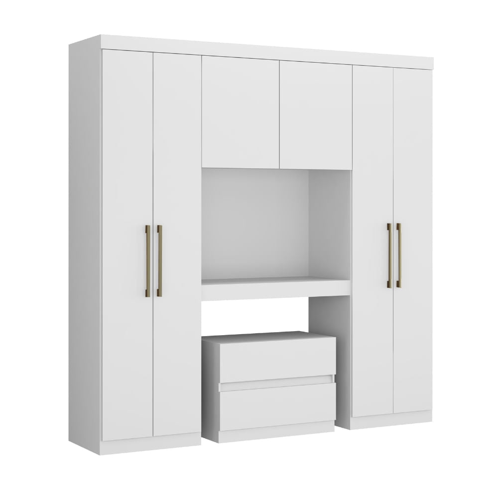 Guarda-Roupa-Casal-6-Portas-Porto-c_-Gaveteiro-Carraro-Branco-02