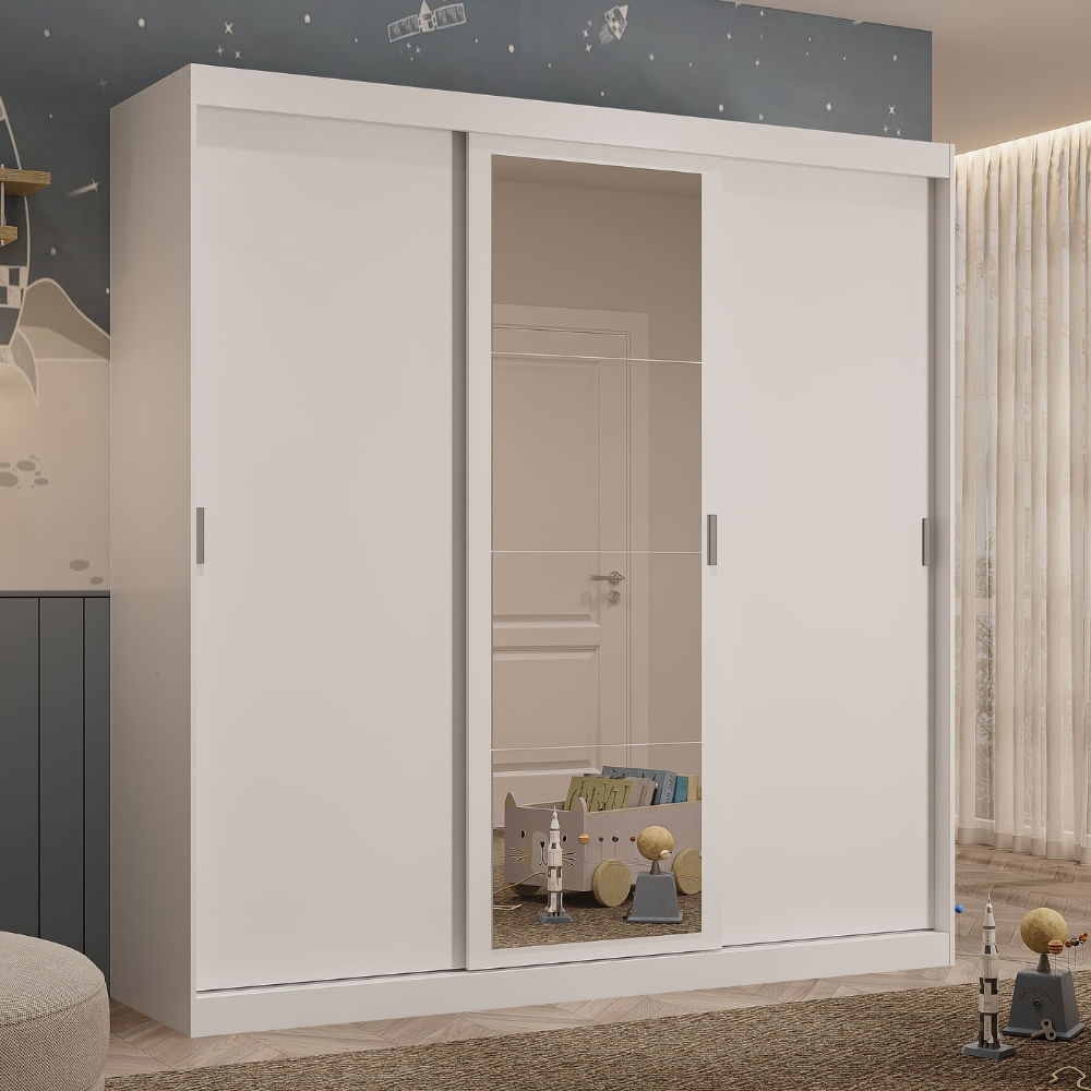 Guarda-Roupa-Infantil-c-Espelho-3-Portas-de-Correr-Fenix-Carraro-Branco-c-Noce-01