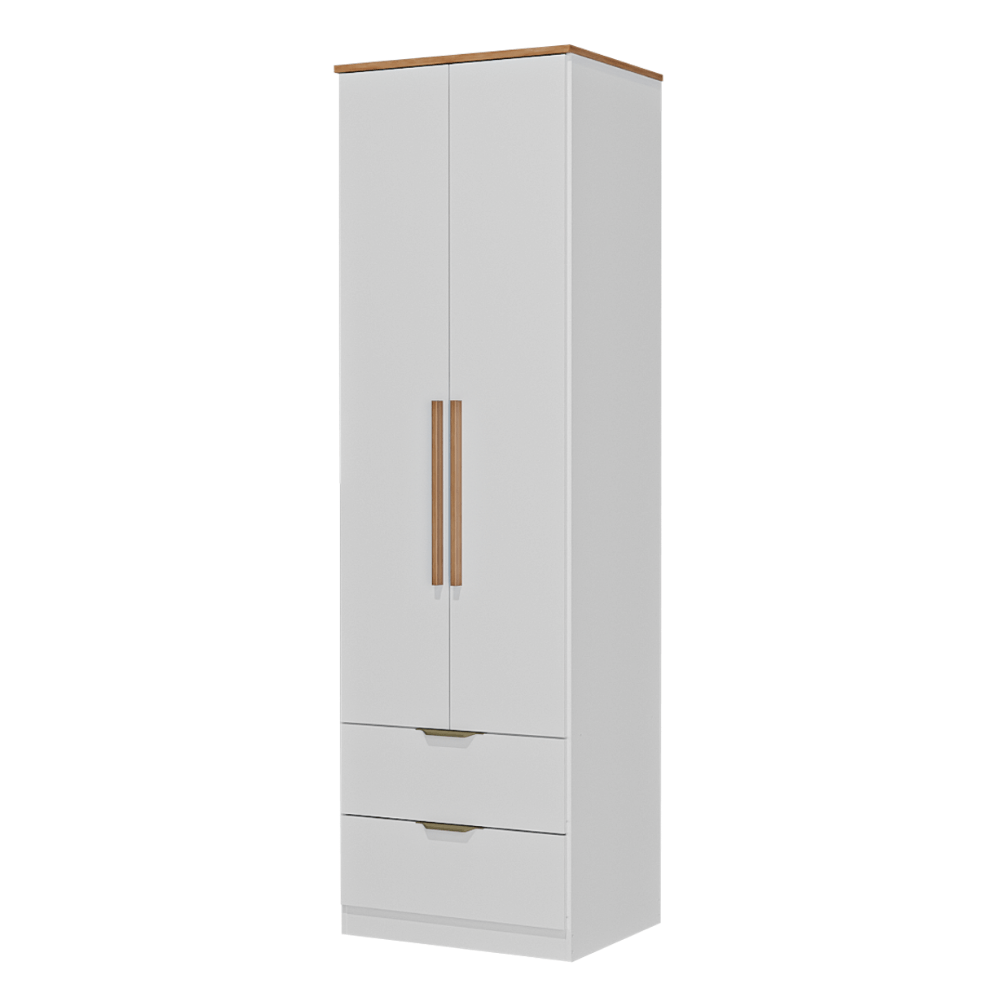 Guarda-Roupa-Solteiro-2-Portas-Milan-Carraro-Branco-01-ML