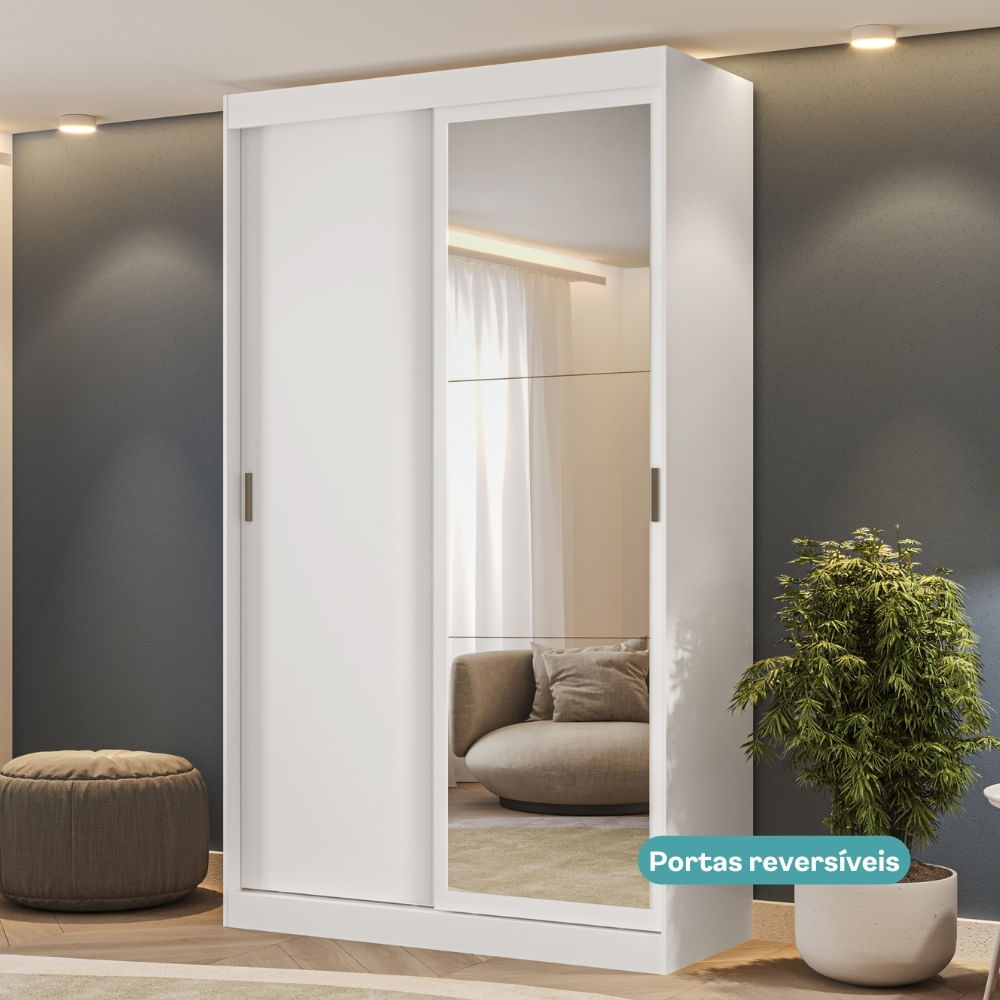 Guarda-Roupa-Solteiro-2-Portas-de-Correr-Nivus-Carraro-Branco-c_-Noce-09