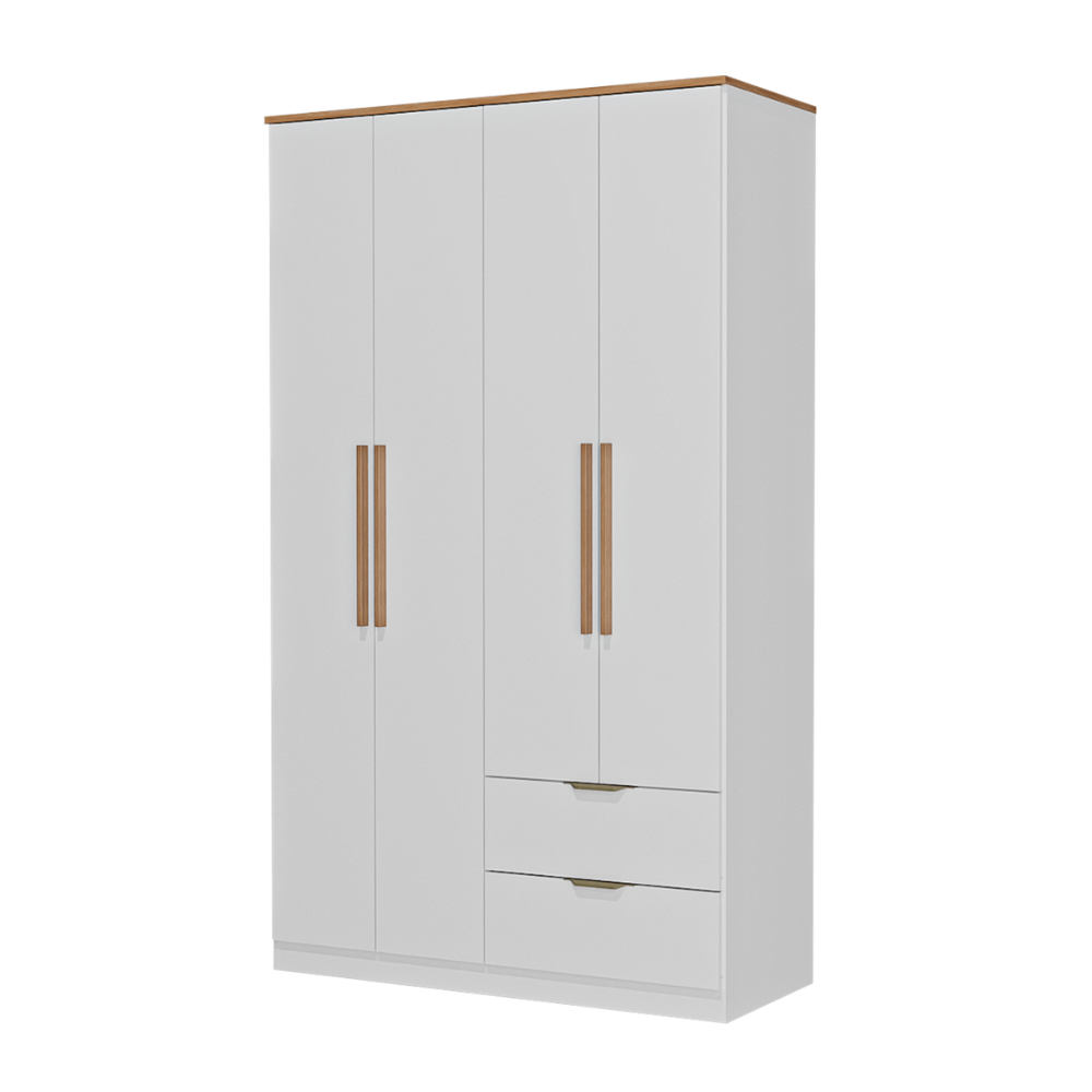Guarda-Roupa-Solteiro-4-Portas-Milan-Carraro-Branco-01-ML
