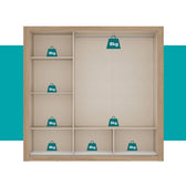 Roupeiro-Doha-3-portas-Noce-com-Linho-05