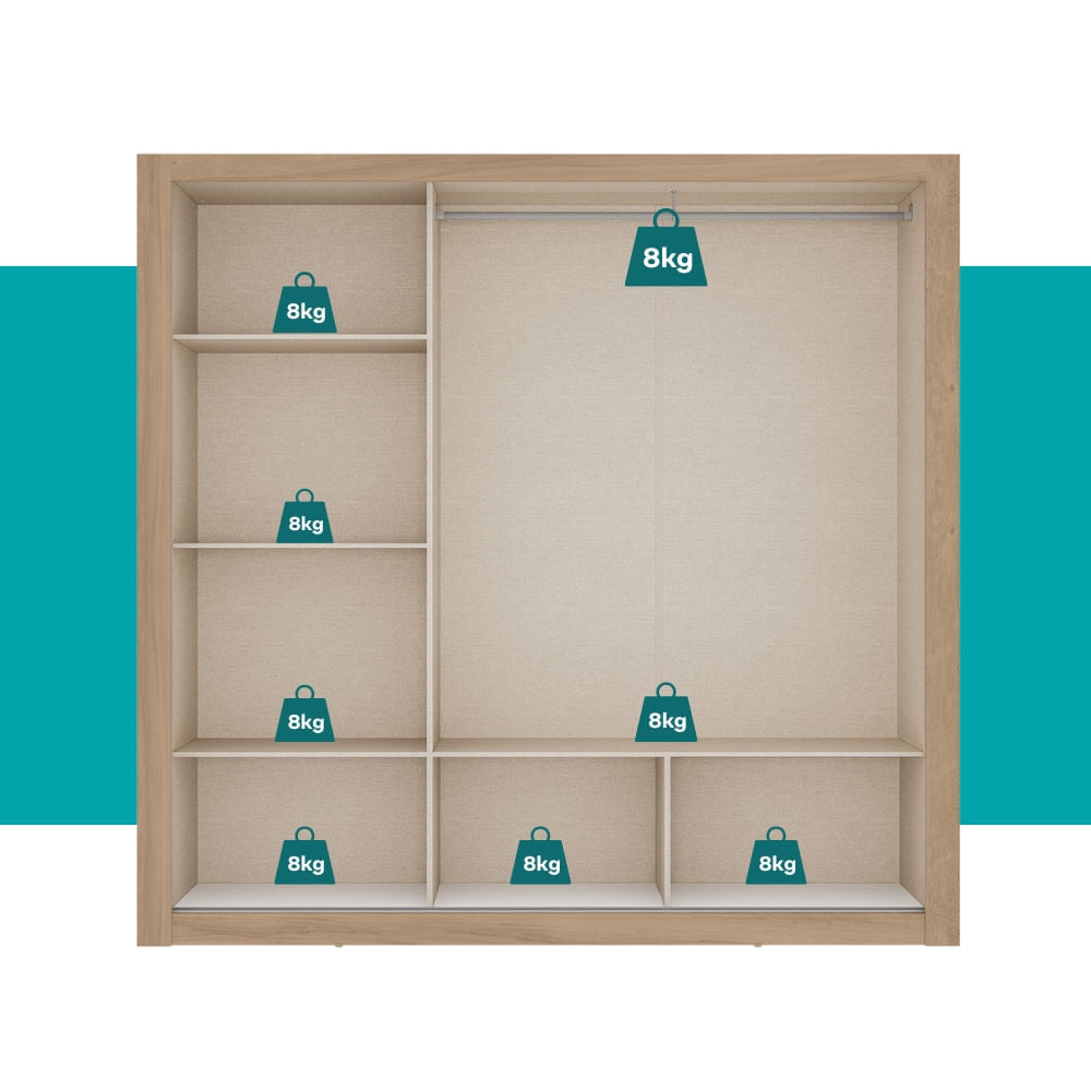 Roupeiro-Doha-3-portas-Noce-com-Linho-05