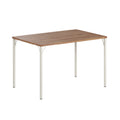 Mesa de Jantar Retangular 1,2m 1586 Carraro Freijó/Prata - imagem 1
