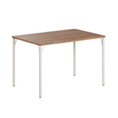 Mesa de Jantar Retangular 1,2m 1586 Carraro Freijó/Prata - imagem 1