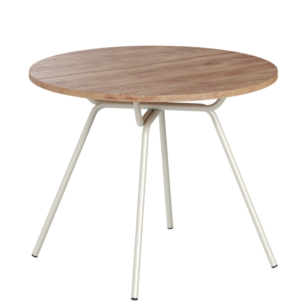 Mesa de Jantar Redonda 1m 1588 Carraro Freijó/Prata - imagem 1