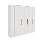 Guarda Roupa Casal com 8 portas e 4 gavetas Austin Carraro Branco - imagem 2