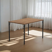 Mesa de Jantar Retangular 1,2m 1586 Carraro Freijó/Preto - imagem 9