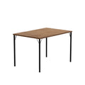 Mesa de Jantar Retangular 1,2m 1586 Carraro Freijó/Preto - imagem 1