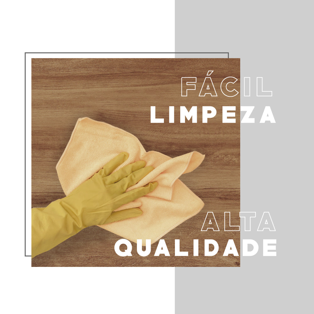 Mesa de Jantar Retangular 1,2m 1586 Carraro Freijó/Preto - imagem 6