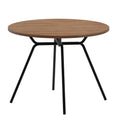 Mesa de Jantar Redonda 1m 1588 Carraro Freijó/Preto - imagem 1