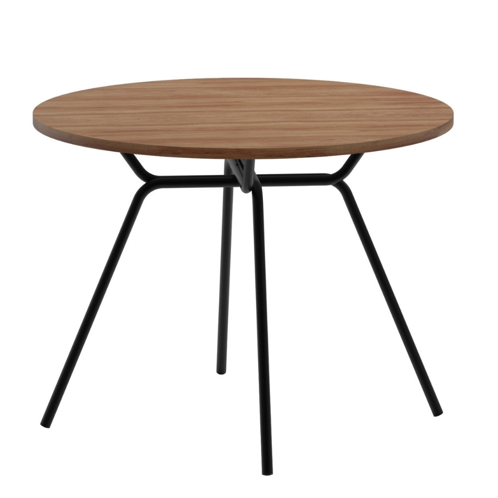 Mesa de Jantar Redonda 1m 1588 Carraro Freijó/Preto - imagem 1