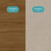 Guarda-Roupas Closet Modulado Alasca One 240cm 4 Peças com 4 Gavetas e Cabideiros Freijó Carraro