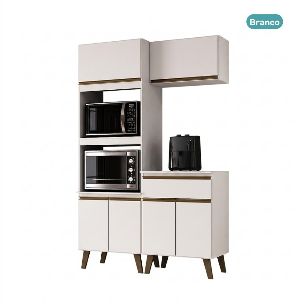 Armário de Cozinha Compacta Atlanta Vértice Carraro Branco