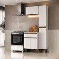 Armário de Cozinha Compacta Atlanta Atelier Carraro Branco