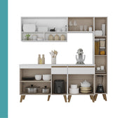 Armário de Cozinha Completa Atlanta Vector Carraro Branco
