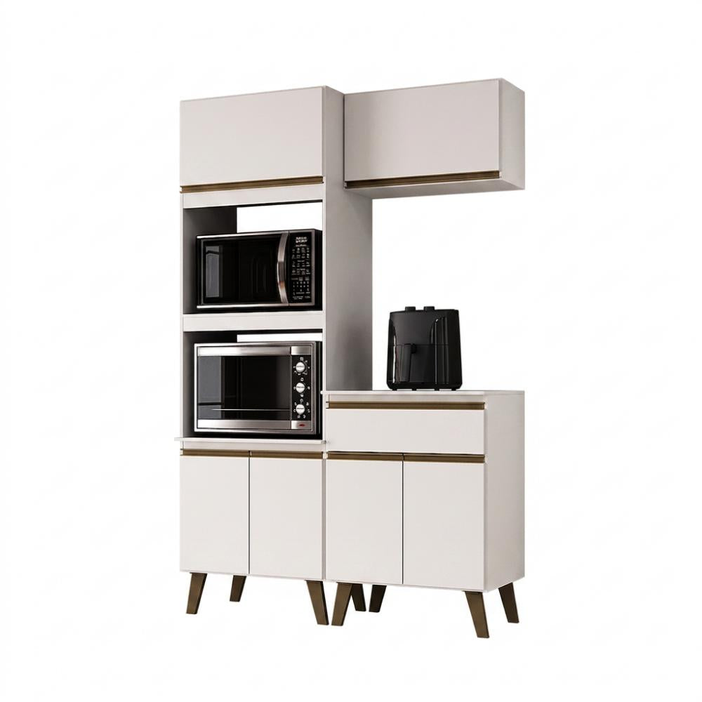 Armário de Cozinha Compacta Atlanta Vértice Carraro Branco