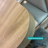 Conjunto Sala de Jantar 4 Cadeiras Isis Carraro Nogal Preto