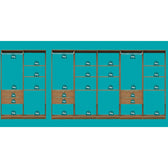 Guarda-Roupas Closet Modulado Alasca 420cm 7 Peças com 6 Gavetas e Cabideiros Freijó Carraro