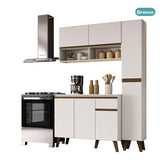 Armário de Cozinha Compacta Atlanta Gallery Slay Carraro Branco