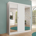 Guarda Roupa Infantil 3 Portas 4 Gav 2 Espelhos Branco Marvin-1769005835497