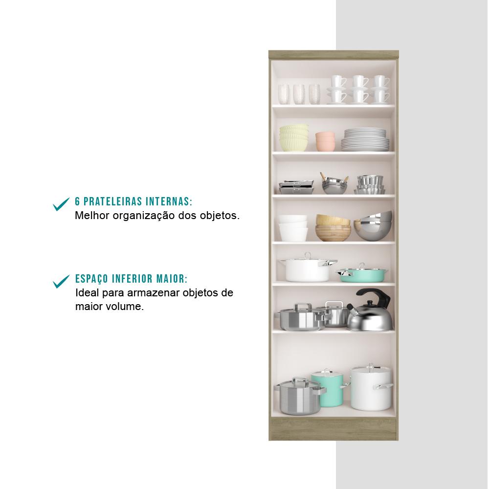 Armário Cozinha 2 Portas Noce-1769193325466