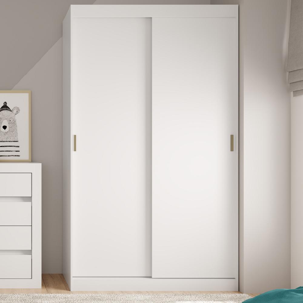 Guarda Roupa Infantil 2 Portas 2 Gav Branco Carraro Noah-1769012548421